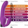 Estimulador siliconado de punto g con vibracion en el clitoris